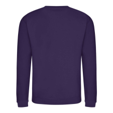 Just Hoods Uniszex hagyományos szabású kereknyakú pulóver AWJH030, Purple-3XL férfi pulóver, kardigán