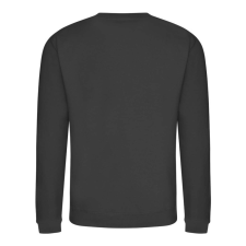 Just Hoods Uniszex hagyományos szabású kereknyakú pulóver AWJH030, Storm Grey-XL férfi pulóver, kardigán