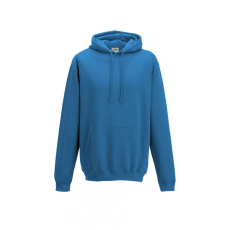 Just Hoods Uniszex kapucnis pulóver Just Hoods AWJH001 College Hoodie -L, Sapphire Blue