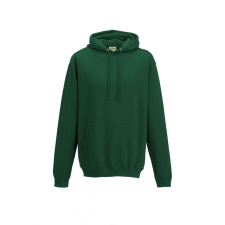 Just Hoods Uniszex kapucnis pulóver Just Hoods AWJH001 College Hoodie -XS, Forest Green női pulóver, kardigán