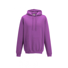 Just Hoods Uniszex kapucnis pulóver Just Hoods AWJH001 College Hoodie -XS, Pinky Purple