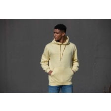Just Hoods Uniszex kapucnis pulóver Just Hoods AWJH017 Surf Hoodie -M, Surf Yellow női pulóver, kardigán
