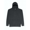 Just Hoods Uniszex kapucnis pulóver Just Hoods AWJH090 Washed Hoodie -3XL, Washed Jet Black