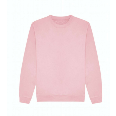 Just Hoods Uniszex kapucnis pulóver Just Hoods AWJH230 Organic Sweat -S, Baby Pink