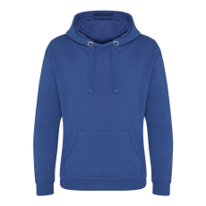 Just Hoods Uniszex kenguruzsebes kapucnis vastag pulóver AWJH101, Royal Blue-L