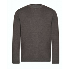 Just Hoods Uniszex kereknyakú organikus pulóver AWJH230, Charcoal-L