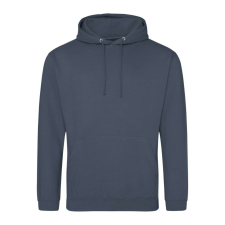 Just Hoods Uniszex laza szabású kapucnis pulóver AWJH001, Airforce Blue-2XL férfi pulóver, kardigán