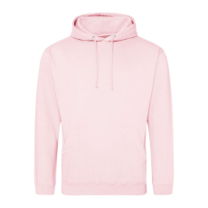 Just Hoods Uniszex laza szabású kapucnis pulóver AWJH001, Baby Pink-4XL