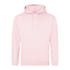 Just Hoods Uniszex laza szabású kapucnis pulóver AWJH001, Baby Pink-XL férfi pulóver, kardigán