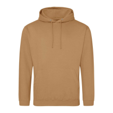 Just Hoods Uniszex laza szabású kapucnis pulóver AWJH001, Caramel Latte-S