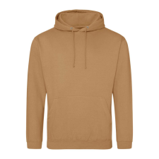 Just Hoods Uniszex laza szabású kapucnis pulóver AWJH001, Caramel Latte-XL férfi pulóver, kardigán