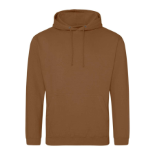 Just Hoods Uniszex laza szabású kapucnis pulóver AWJH001, Caramel Toffee-M férfi pulóver, kardigán