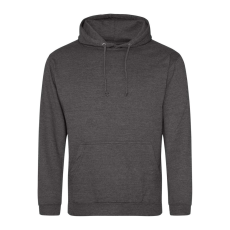 Just Hoods Uniszex laza szabású kapucnis pulóver AWJH001, Charcoal-4XL