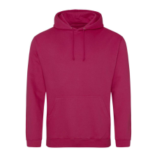 Just Hoods Uniszex laza szabású kapucnis pulóver AWJH001, Cranberry-3XL férfi pulóver, kardigán