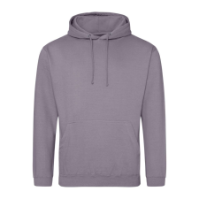 Just Hoods Uniszex laza szabású kapucnis pulóver AWJH001, Dusty Lilac-M férfi pulóver, kardigán