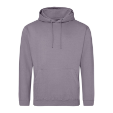 Just Hoods Uniszex laza szabású kapucnis pulóver AWJH001, Dusty Lilac-XL