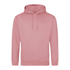 Just Hoods Uniszex laza szabású kapucnis pulóver AWJH001, Dusty Rose-M férfi pulóver, kardigán