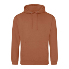 Just Hoods Uniszex laza szabású kapucnis pulóver AWJH001, Ginger Biscuit-M férfi pulóver, kardigán