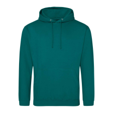 Just Hoods Uniszex laza szabású kapucnis pulóver AWJH001, Jade-XL férfi pulóver, kardigán