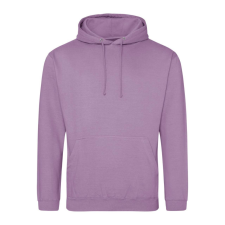 Just Hoods Uniszex laza szabású kapucnis pulóver AWJH001, Lavender-M férfi pulóver, kardigán