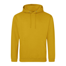 Just Hoods Uniszex laza szabású kapucnis pulóver AWJH001, Mustard-2XL férfi pulóver, kardigán