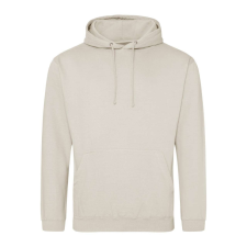 Just Hoods Uniszex laza szabású kapucnis pulóver AWJH001, Natural Stone-XL férfi pulóver, kardigán