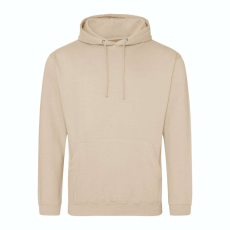 Just Hoods Uniszex laza szabású kapucnis pulóver AWJH001, Nude-M