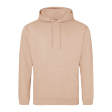 Just Hoods Uniszex laza szabású kapucnis pulóver AWJH001, Peach Perfect-3XL férfi pulóver, kardigán