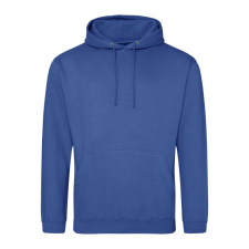 Just Hoods Uniszex laza szabású kapucnis pulóver AWJH001, Royal Blue-2XL férfi pulóver, kardigán