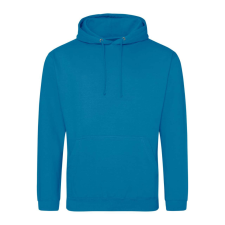 Just Hoods Uniszex laza szabású kapucnis pulóver AWJH001, Sapphire Blue-5XL férfi pulóver, kardigán
