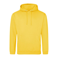 Just Hoods Uniszex laza szabású kapucnis pulóver AWJH001, Sun Yellow-2XL