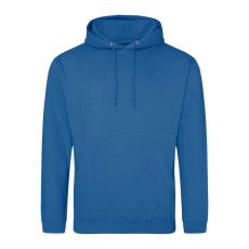 Just Hoods Uniszex laza szabású kapucnis pulóver AWJH001, Tropical Blue-3XL