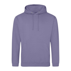 Just Hoods Uniszex laza szabású kapucnis pulóver AWJH001, True Violet-2XL