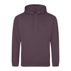 Just Hoods Uniszex laza szabású kapucnis pulóver AWJH001, Wild Mulberry-M