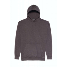 Just Hoods Uniszex mosott hatású kapucnis pulóver AWJH090, Washed Charcoal-3XL