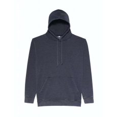 Just Hoods Uniszex mosott hatású kapucnis pulóver AWJH090, Washed New French Navy-3XL