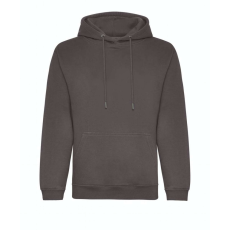Just Hoods Uniszex organikus kapucnis pulóver AWJH201, Charcoal-XL