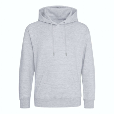 Just Hoods Uniszex organikus kapucnis pulóver AWJH201, Heather Grey-M