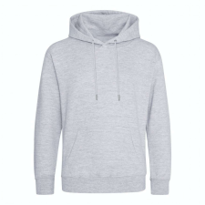 Just Hoods Uniszex organikus kapucnis pulóver AWJH201, Heather Grey-XL férfi pulóver, kardigán