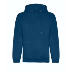 Just Hoods Uniszex organikus kapucnis pulóver AWJH201, Ink Blue-3XL