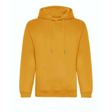 Just Hoods Uniszex organikus kapucnis pulóver AWJH201, Mustard-L