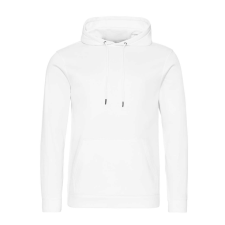 Just Hoods Uniszex poliészter sport kapucnis pulóver AWJH006, Arctic White-3XL férfi pulóver, kardigán