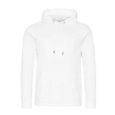 Just Hoods Uniszex poliészter sport kapucnis pulóver AWJH006, Arctic White-L férfi pulóver, kardigán