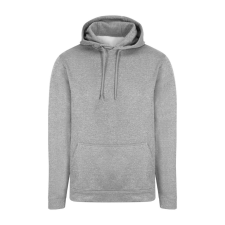 Just Hoods Uniszex poliészter sport kapucnis pulóver AWJH006, Grey Melange-L férfi pulóver, kardigán