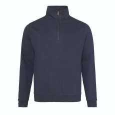 Just Hoods Uniszex pulóver Just Hoods AWJH046 Sophomore 1/4 Zip Sweat -XL, New French Navy
