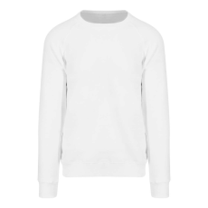 Just Hoods Uniszex vastag környakas pulóver AWJH130, Arctic White-3XL