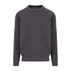 Just Hoods Uniszex vastag környakas pulóver AWJH130, Charcoal-XL