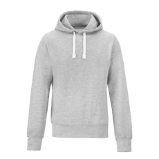 Just Hoods Uniszex vastag oldalzsebes bélelt kapucnis pulóver AWJH100, Heather Grey-XS