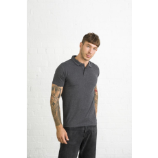 Just Polos Férfi galléros póló Just Polos JP001 Tri-Blend polo -L, Heather Red