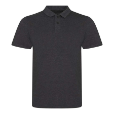 Just Polos JP001 tri-blend galléros férfi póló Just Polos, Heather Charcoal-S férfi póló